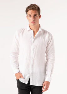 Ostuni - Long Sleeve Italian Linen Shirt - Mr. Linen Co Mr. Linen CO
