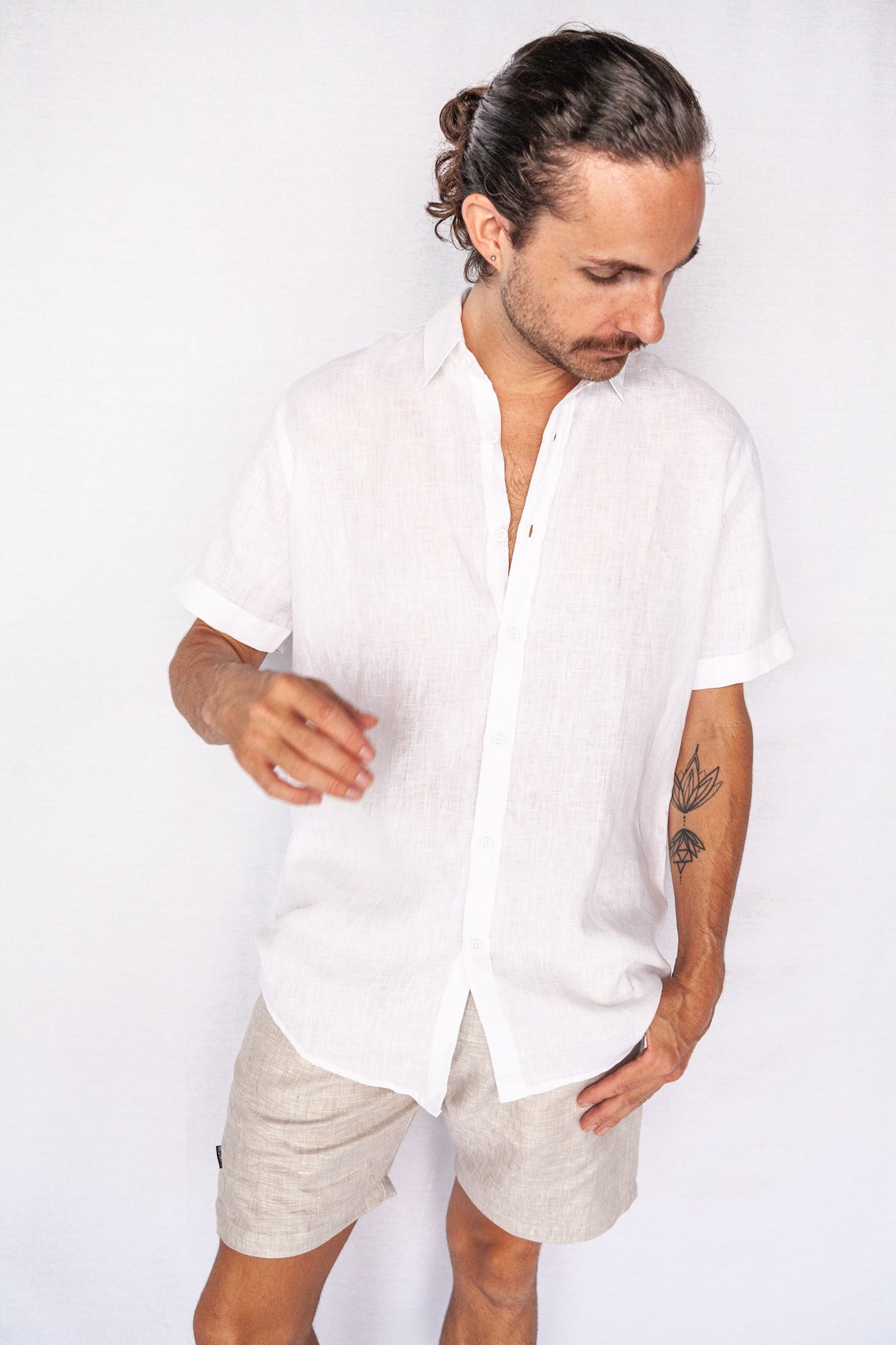 Ostuni - Short Sleeve Italian Linen Shirt - Mr. Linen Co Mr. Linen CO