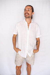 Ostuni - Short Sleeve Italian Linen Shirt - Mr. Linen Co Mr. Linen CO